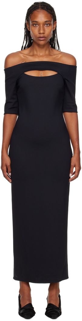Rosetta Getty Rosetta Getty Black Cutout Maxi Dress