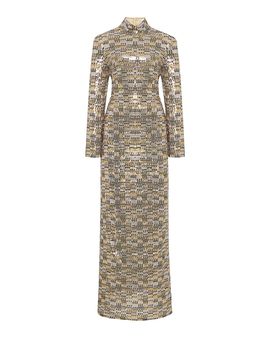 Rosetta Getty Rosetta Getty Sequinned Turtleneck Dress