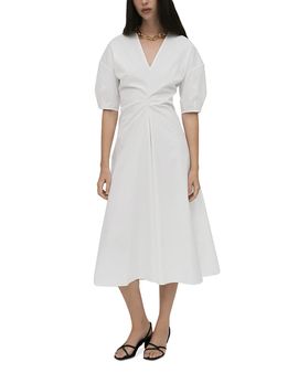Rosetta Getty Rosetta Getty Torqued Short Sleeve Dress