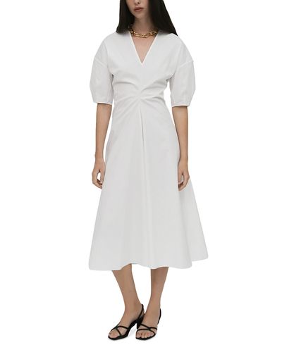Rosetta Getty Rosetta Getty Torqued Short Sleeve Dress