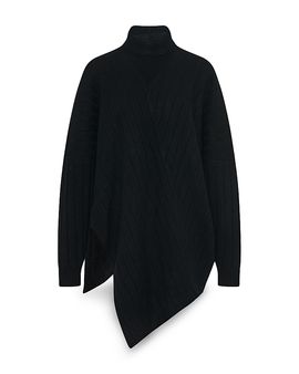Rosetta Getty Rosetta Getty Wool Cashmere Rib Paneled Turtleneck Sweater