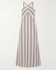 ROSIE ASSOULIN Call Me Maybe striped poplin maxi dress - 1