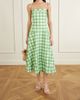 ROSIE ASSOULIN Drope Me a Note checked cotton midi dress - 2