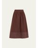 Rosie Assoulin Paneled Hem Midi Skirt - 1
