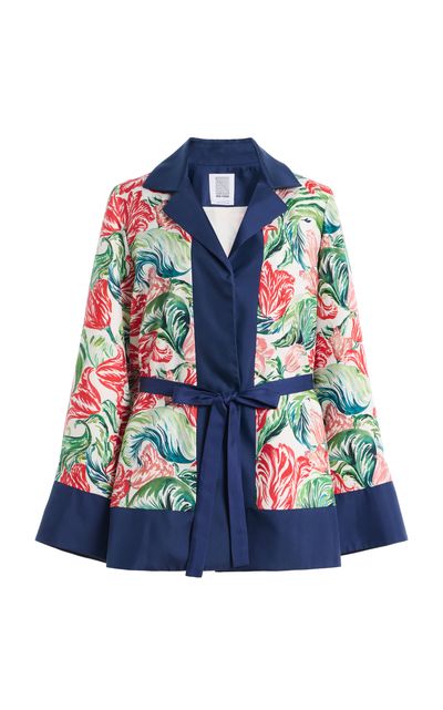 Rosie Assoulin Rosie Assoulin Belted Smoking SIlk Jacket