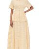 Rosie Assoulin Rosie Assoulin Boogie Woogie Bugle Boy Dress Yellow - 1