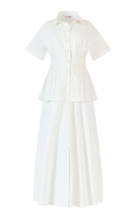 Rosie Assoulin Rosie Assoulin Boogie Woogie Bugle CottonPoplin Dress