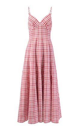Rosie Assoulin Rosie Assoulin Cami Maxi Plaid Dress