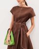 Rosie Assoulin Rosie Assoulin Don't Get Sash-y Top Chocolate - 2