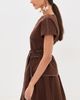 Rosie Assoulin Rosie Assoulin Don't Get Sash-y Top Chocolate - 4