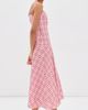 Rosie Assoulin Rosie Assoulin Drop Me A Note Dress Red Plaid - 4