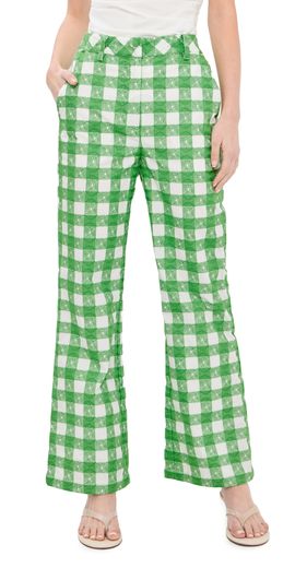 Rosie Assoulin Rosie Assoulin Easy Does It Pants Grass Green