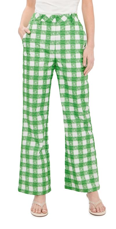 Rosie Assoulin Rosie Assoulin Easy Does It Pants Grass Green