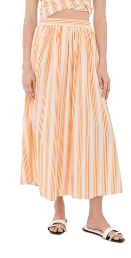knee length dresses for ladies Golden Afternoon Dress in Linen – Rosie Assoulin