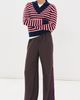 Rosie Assoulin Rosie Assoulin High Line Pants Espresso - 5