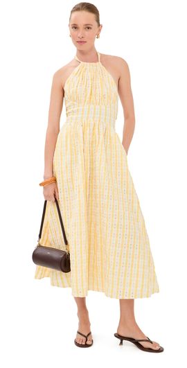 Rosie Assoulin Rosie Assoulin In The Name of Love Halter Dress Yellow