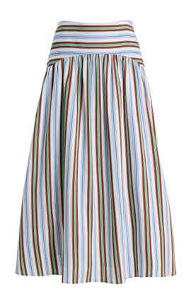 Rosie Assoulin Rosie Assoulin In The Name of Love Striped Midi Skirt