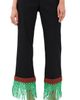 Rosie Assoulin Rosie Assoulin Macrame Pizzants Pants Black - 1