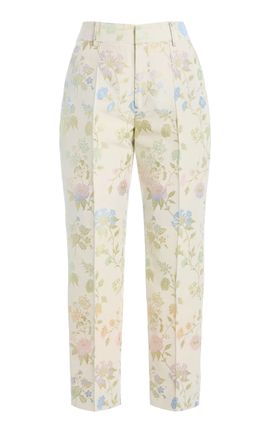 Rosie Assoulin Rosie Assoulin Oboe Cropped CottonBlend SkinnyLeg Pants