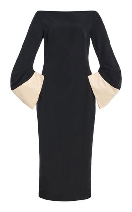 Rosie Assoulin Rosie Assoulin Petit Dramatique CottonBlend Midi Dress