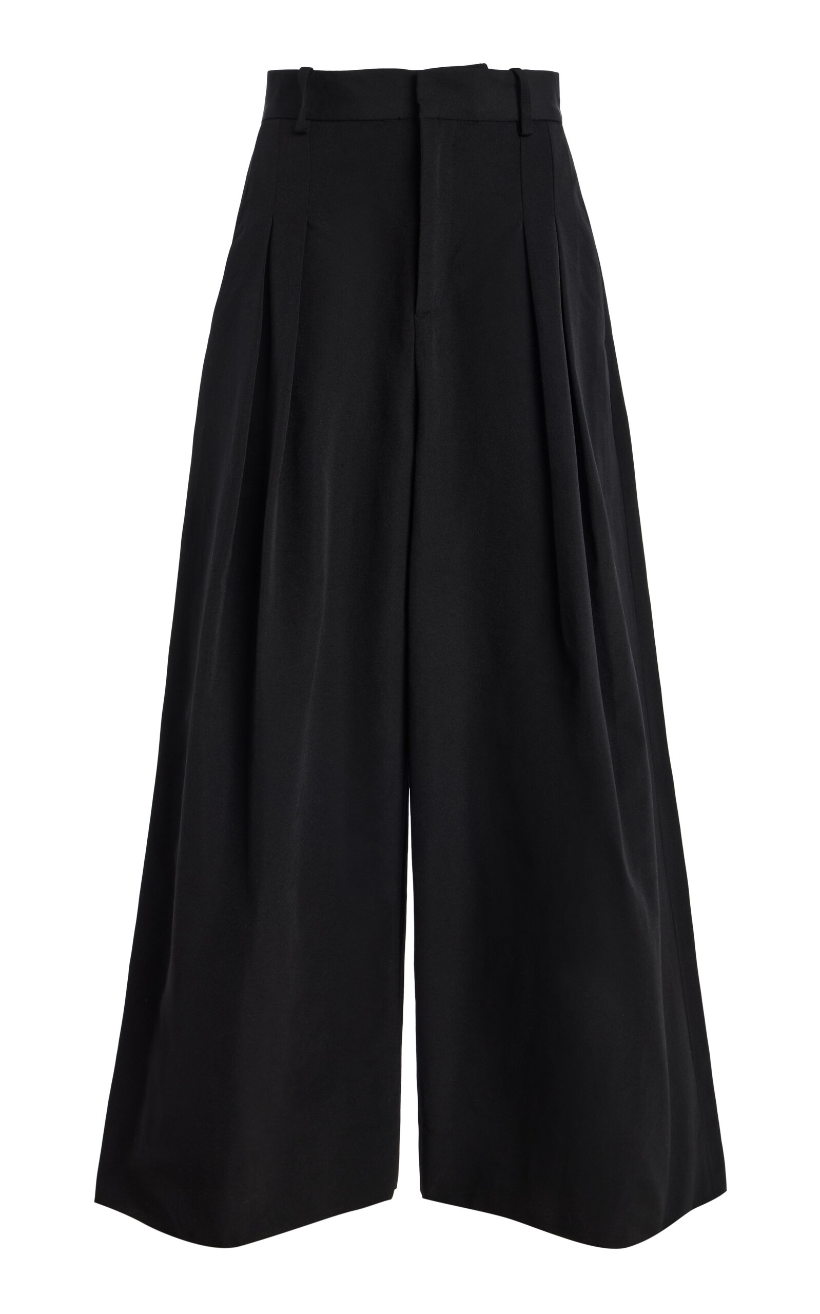 Rosie Assoulin Rosie Assoulin Pleated Wide Leg Cotton Pants