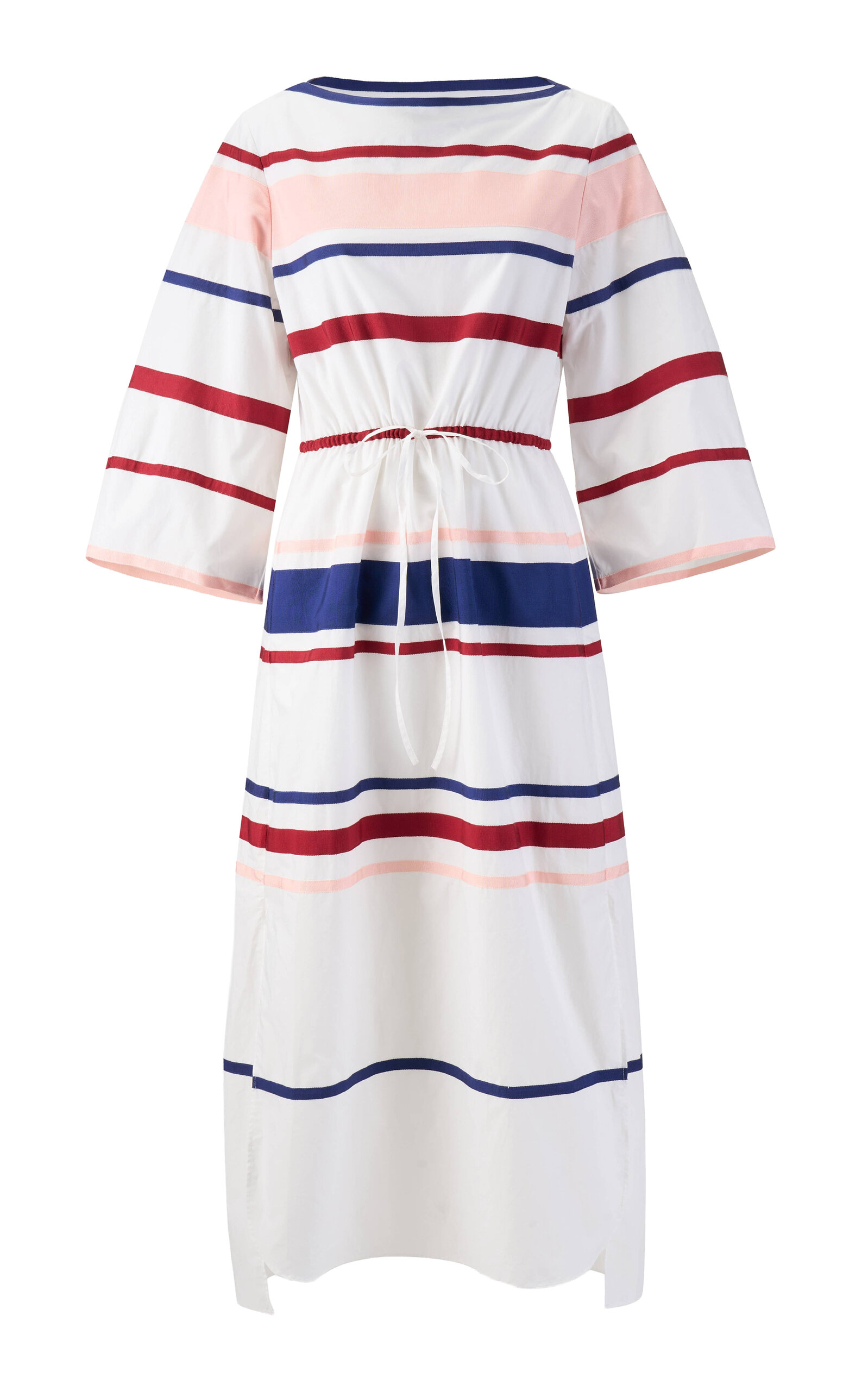 Rosie Assoulin Rosie Assoulin Ribbon Caftan Cotton Poplin Dress