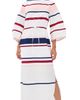 Rosie Assoulin Rosie Assoulin Ribbon Caftan Dress White Multi - 1