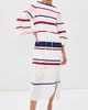 Rosie Assoulin Rosie Assoulin Ribbon Caftan Dress White Multi - 2