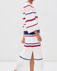 Rosie Assoulin Rosie Assoulin Ribbon Caftan Dress White Multi - 5