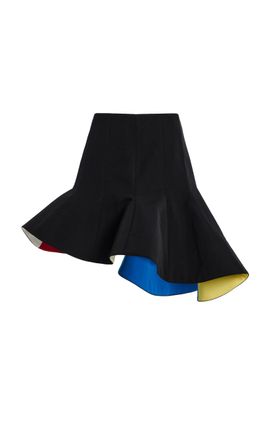 Rosie Assoulin Rosie Assoulin Simon Says Peak Drama Cotton Skirt
