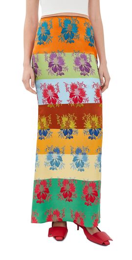 Rosie Assoulin - Women's Golden Afternoon Linen Striped Midi-Dress