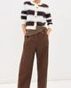 Rosie Assoulin Rosie Assoulin Striped Cardigan Brown/Cream - 5