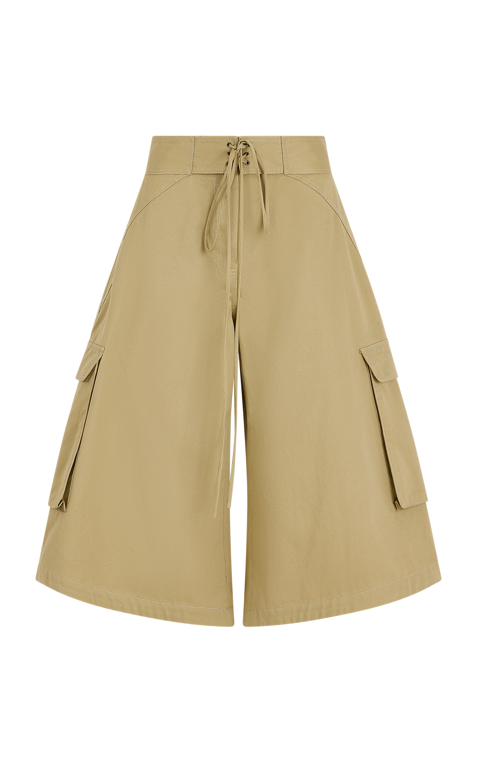 Rosie Assoulin Rosie Assoulin Surf Cotton KneeLength Shorts