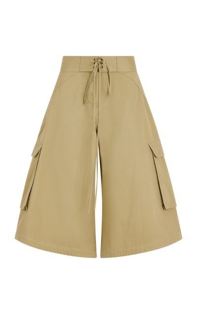 Rosie Assoulin Rosie Assoulin Surf Cotton KneeLength Shorts