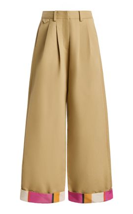 Rosie Assoulin Rosie Assoulin Tailored Relaxed Cotton WideLeg Pants