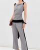 Rosie Assoulin Rosie Assoulin Tuxedo Pizzants Pants Light Grey - 2