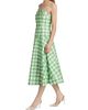 Rosie Assoulin Women's Drop Me A Note Plaid Cotton Midi-Dress - 4