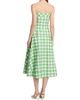 Rosie Assoulin Women's Drop Me A Note Plaid Cotton Midi-Dress - 5