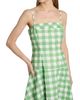 Rosie Assoulin Women's Drop Me A Note Plaid Cotton Midi-Dress - 6