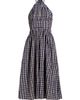 Rosie Assoulin Women's In The Name Of Love Checked Halter Midi-Dress - 8