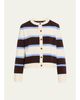 Rosie Assoulin Wool-Cashmere Striped Cardigan - 1