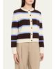 Rosie Assoulin Wool-Cashmere Striped Cardigan - 4
