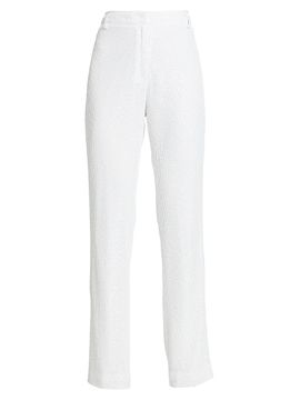 Rotate Birger Christensen Women's Water Sequin Straight-Leg Pants
