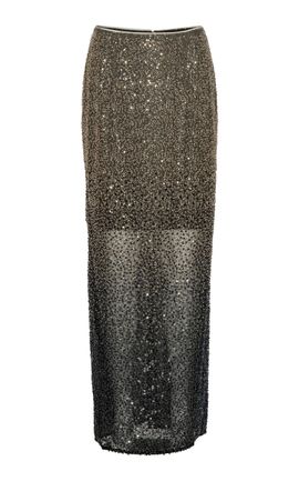 ROTATE ROTATE Beaded Maxi Skirt Black EU 38