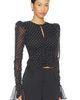 ROTATE ROTATE Chiffon Ruched Top - 2