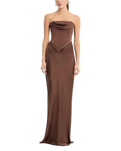 Rotate Rotate Corsage Long Dress