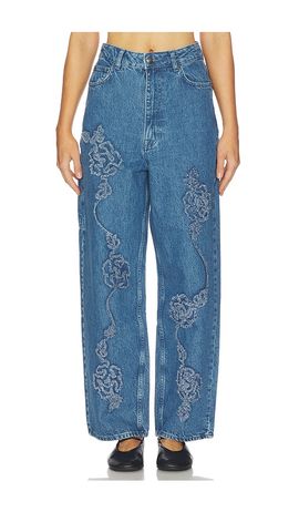 ROTATE ROTATE Denim Boyfriend Jeans