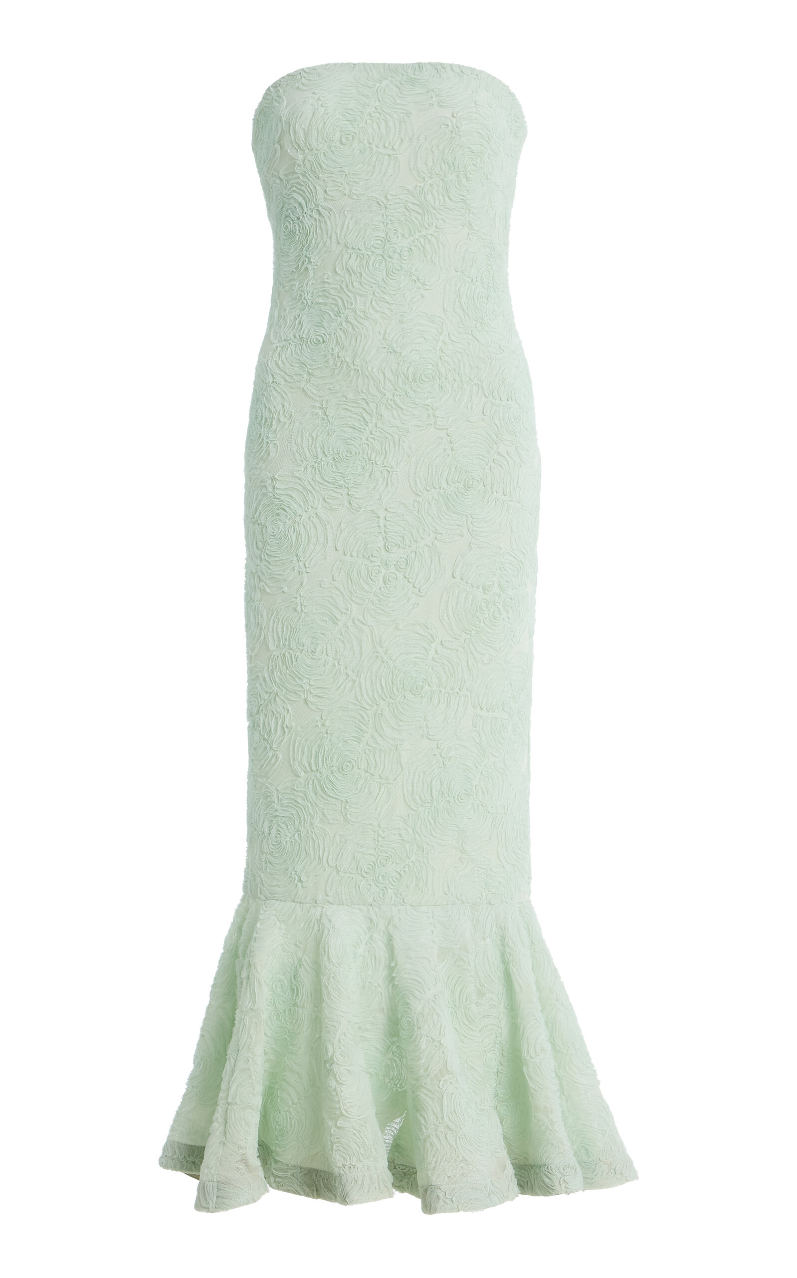 ROTATE ROTATE Flower Mesh Flounce Dress