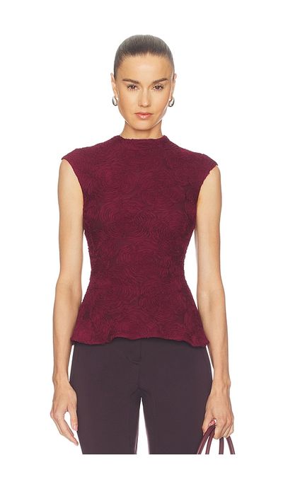 ROTATE ROTATE Flower Mesh Top