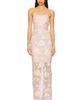 ROTATE ROTATE Flower Mesh Tube Dress - 1